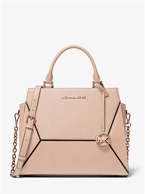 michael kors prism large saffiano leather satchel